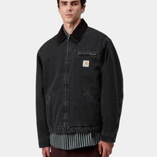 Load image into Gallery viewer, Carhartt WIP OG Detroit Jacket Black / Black stone washed
