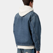 Load image into Gallery viewer, Carhartt WIP OG Detroit Jacket Blue / Dusty H Brown Dark used
