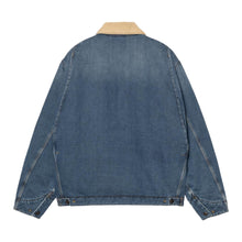 Load image into Gallery viewer, Carhartt WIP OG Detroit Jacket Blue / Dusty H Brown Dark used
