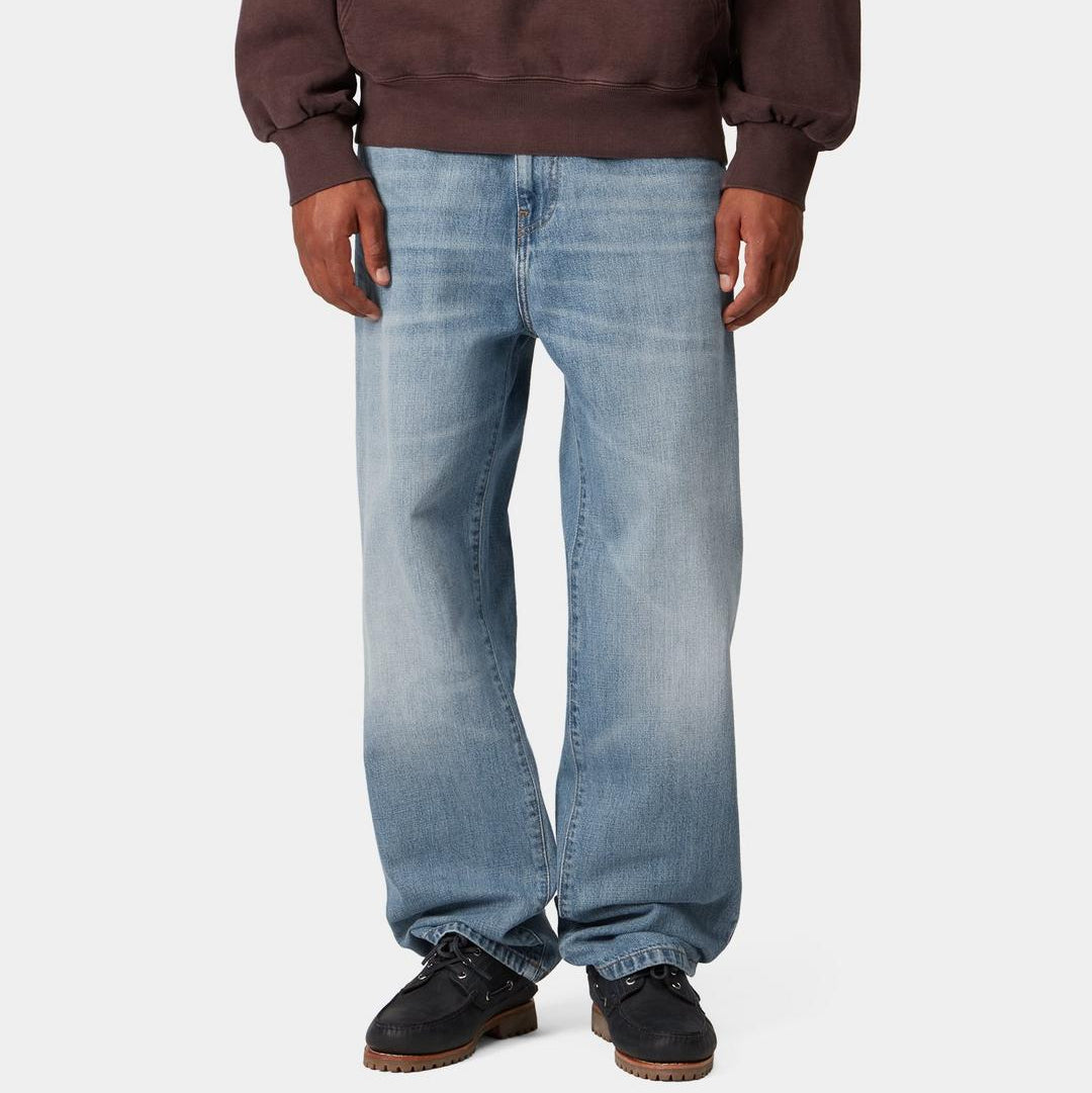 Carhartt WIP Aaron Pant Blue Burst washed