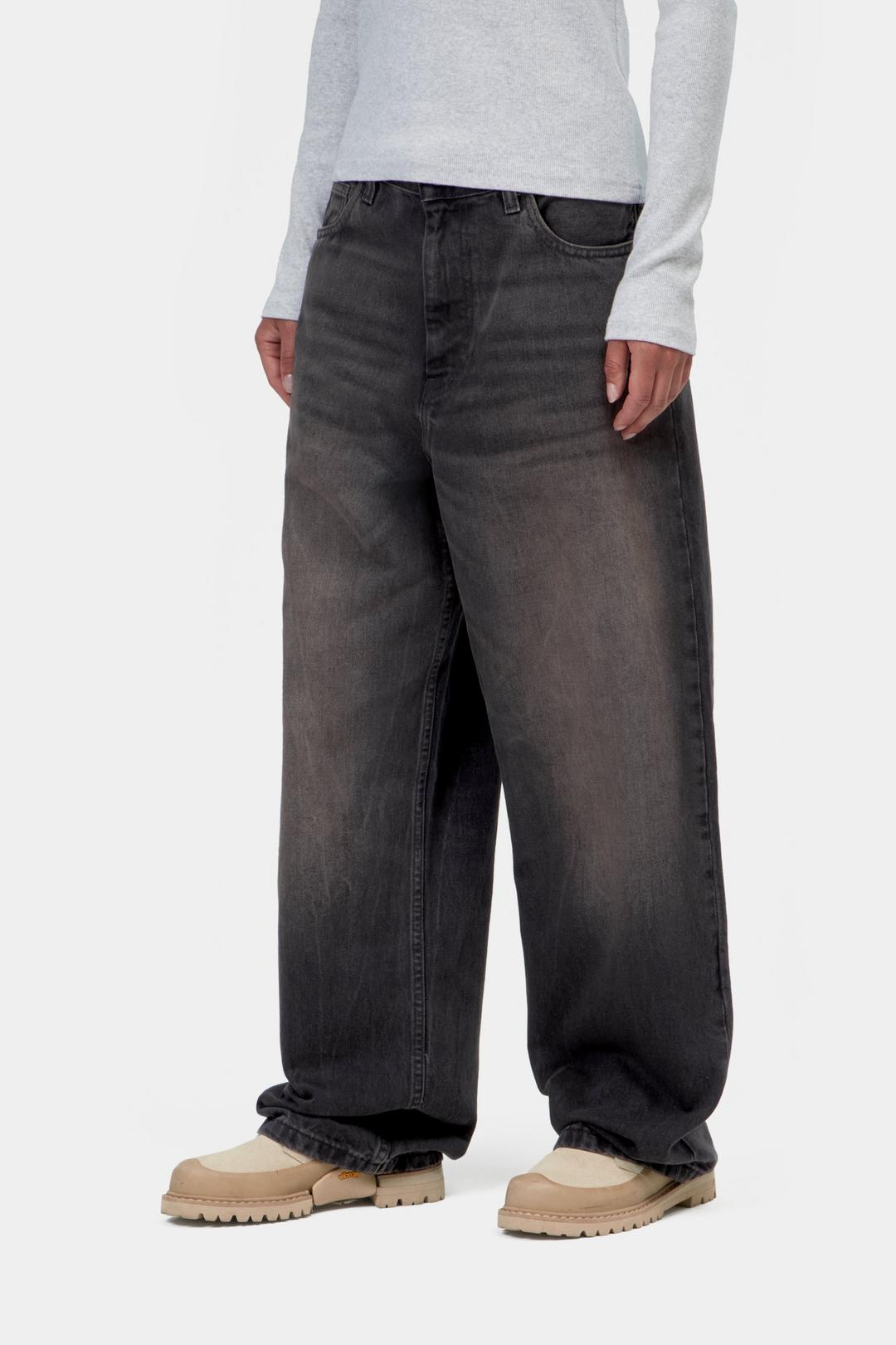 Carhartt WIP W' Brandon Pant Black tobacco used wash