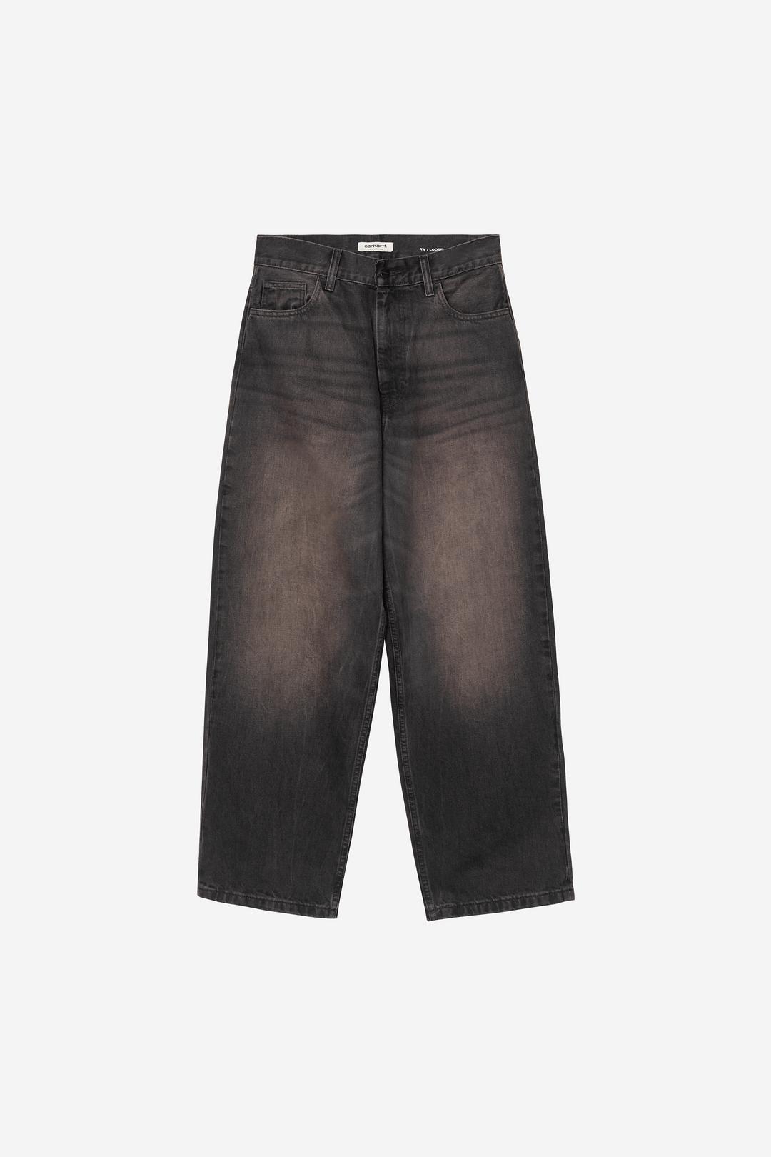 Carhartt WIP W' Brandon Pant Black tobacco used wash