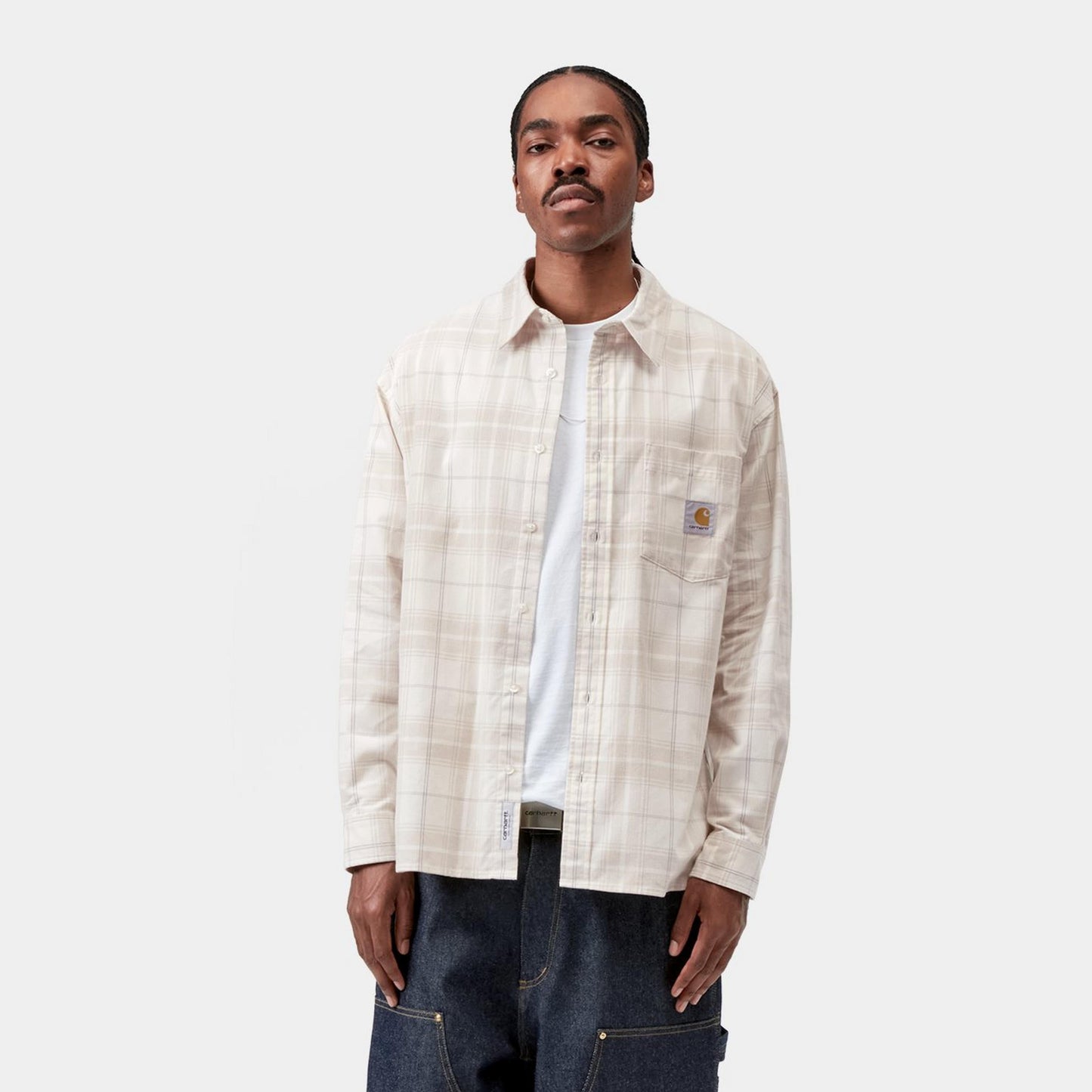 Carhartt WIP L/S Wilber Shirt Natural