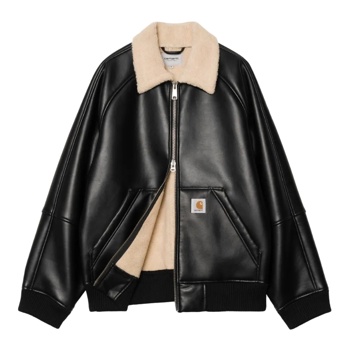 Carhartt WIP Shepton Jacket Polyurethane/Viscose Black / Natural