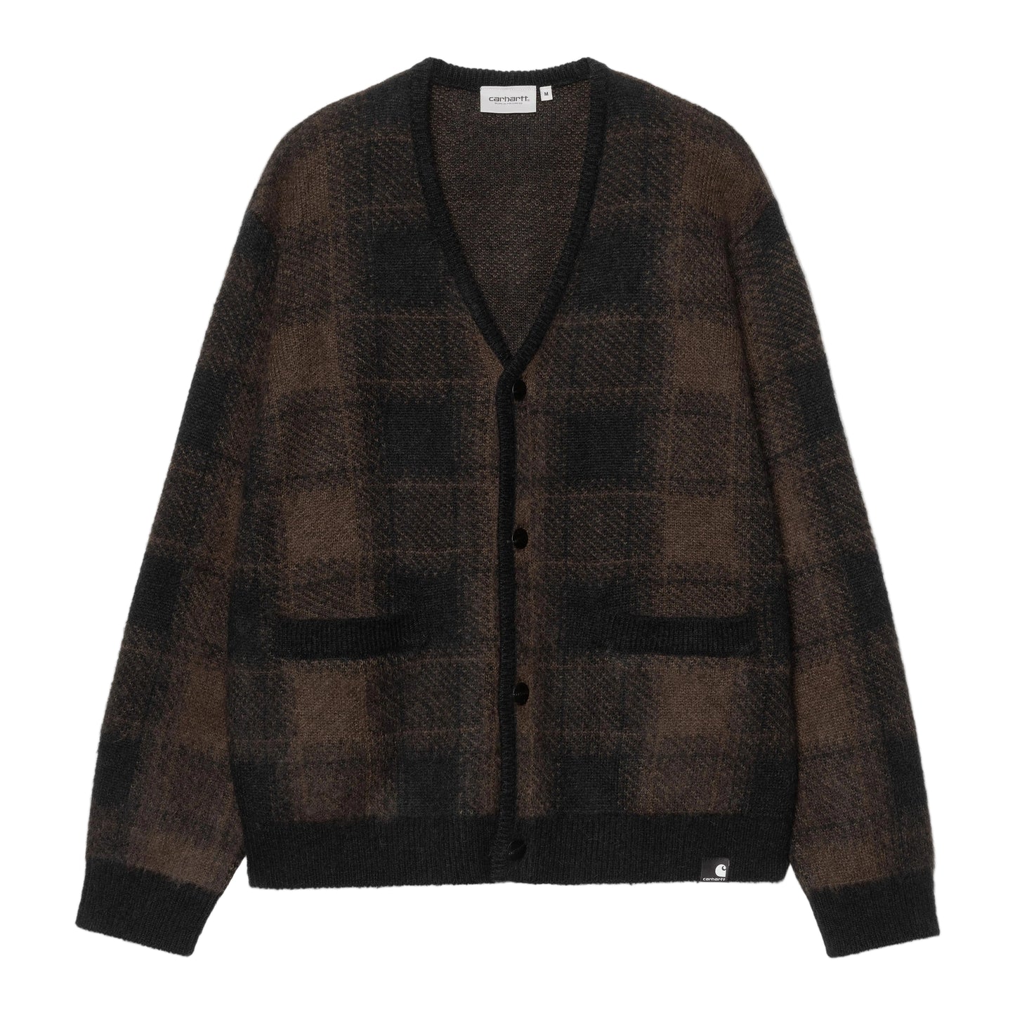 Carhartt WIP Everson Cardigan Jacquard Black