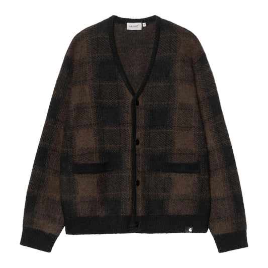Carhartt WIP Everson Cardigan Jacquard Black