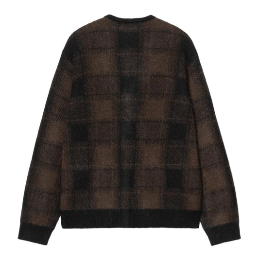 Carhartt WIP Everson Cardigan Jacquard Black