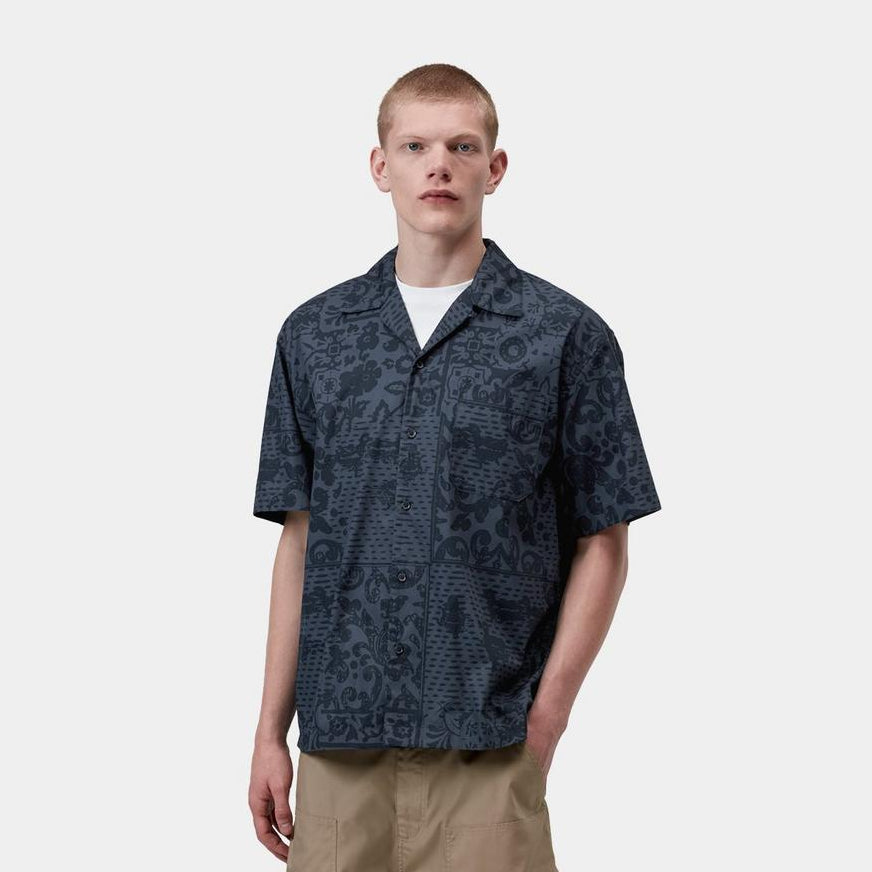 Carhartt WIP S/S Vestige Shirt Vestige Blue