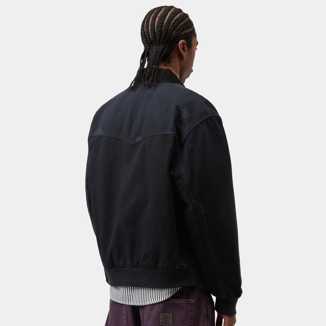 Carhartt WIP OG Santa Fe Jacket Black / Black grind wash