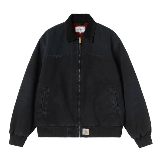 Carhartt WIP OG Santa Fe Jacket Black / Black grind wash