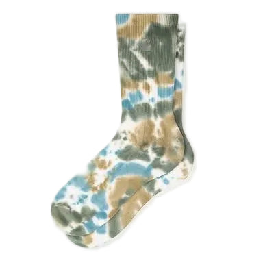 Carhartt WIP Cusco Socks Leather / Tourmaline / Dollar Green