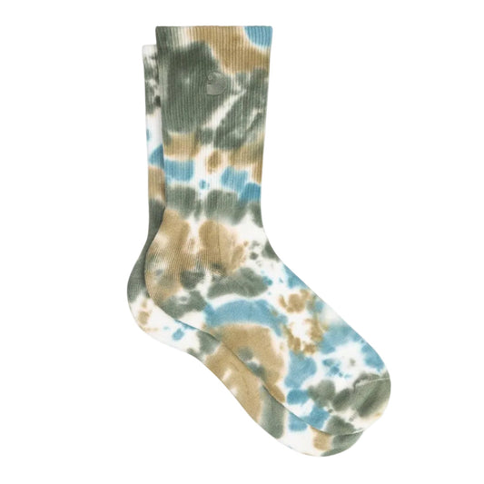 Carhartt WIP Cusco Socks Leather / Tourmaline / Dollar Green