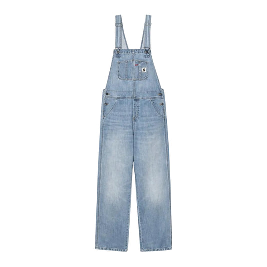 Carhartt W' Bib Overall Straight Blue burst washed