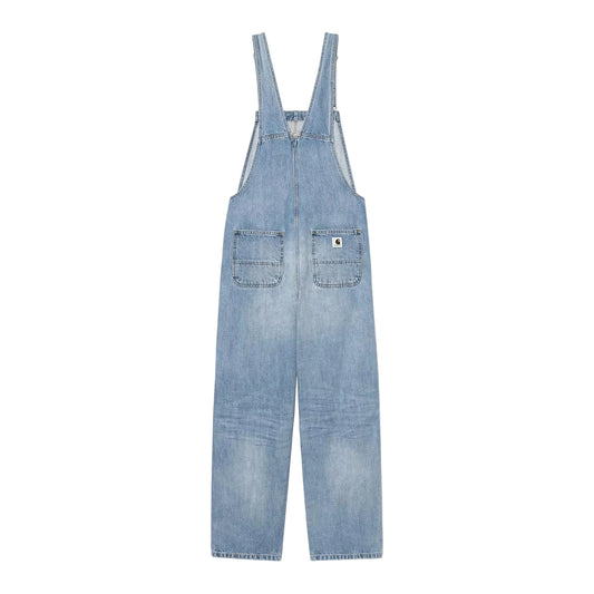 Carhartt W' Bib Overall Straight Blue burst washed