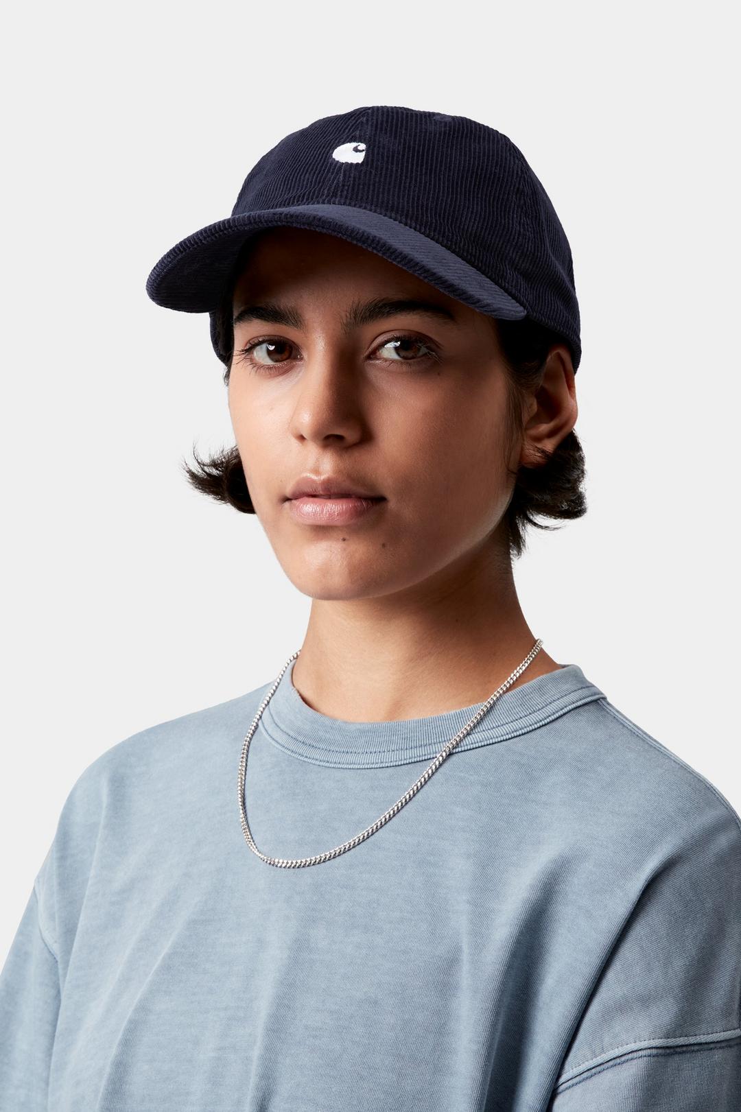 Carhartt WIP Harlem Cap Dark Navy / White