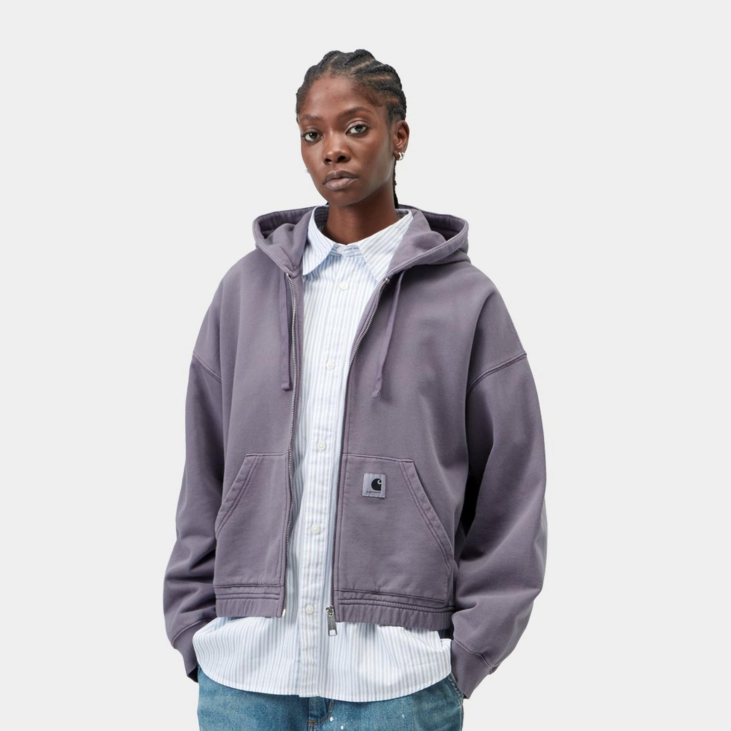 Carhartt WIP W' Hooded Hoggard Jacket Shady Purple