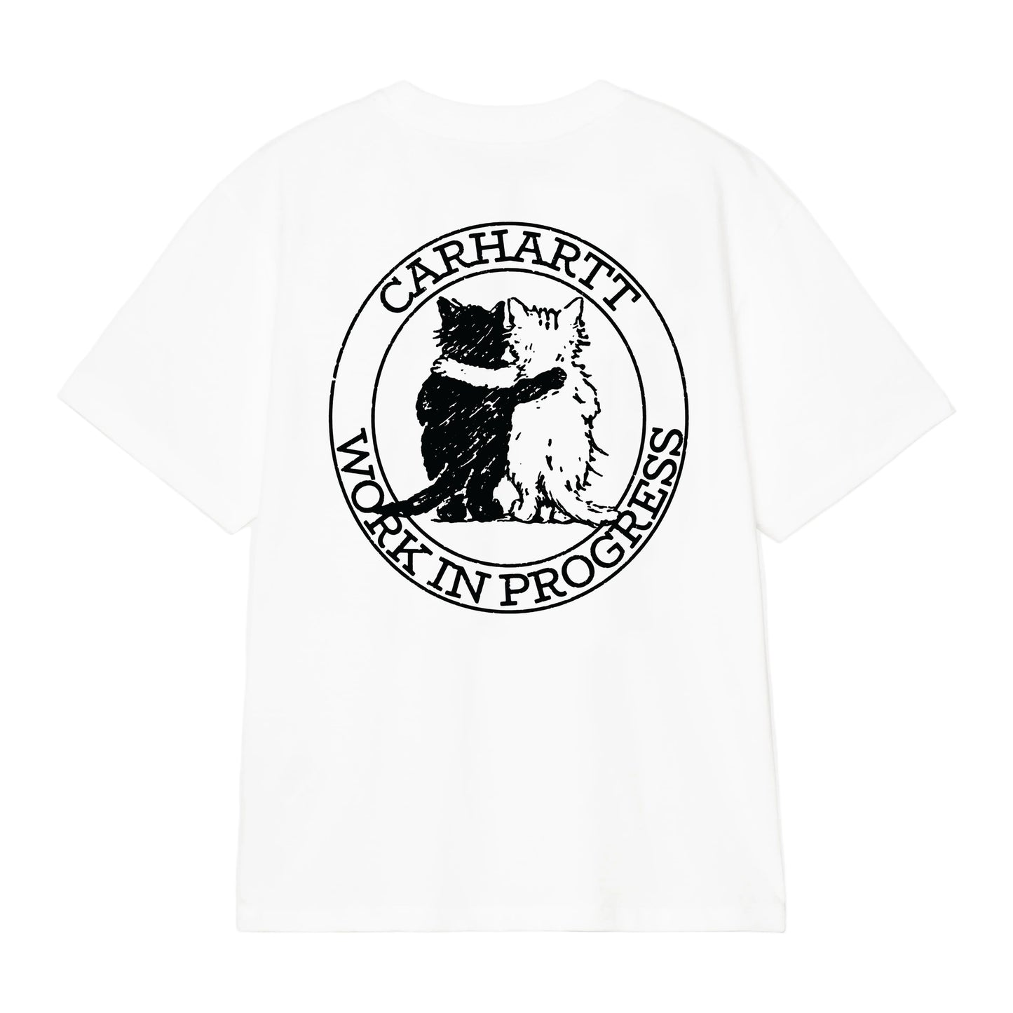 Carhartt WIP W' S/S Hugging Cats T-Shirt White