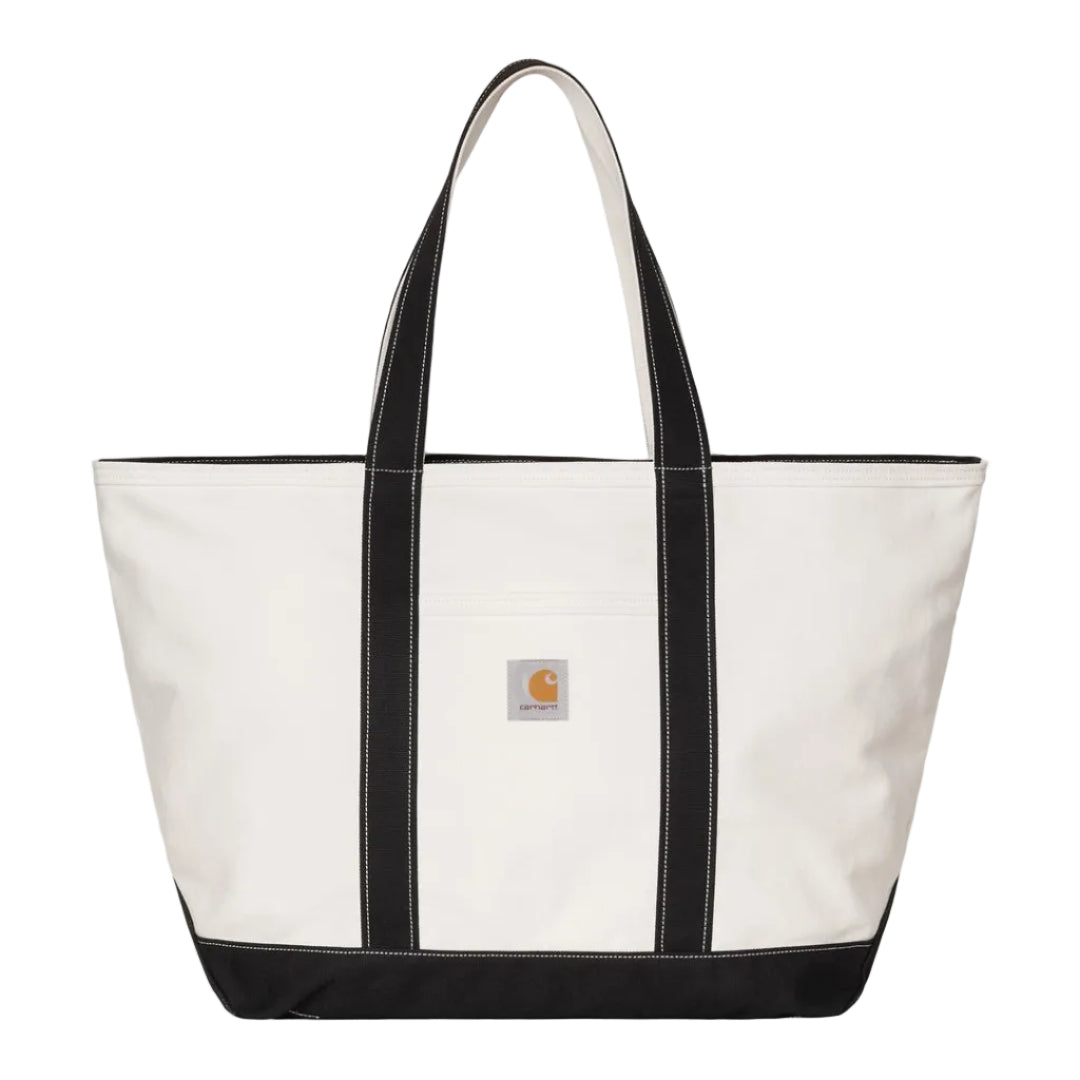 Carhartt WIP Canvas Beach Tote Natural / Black