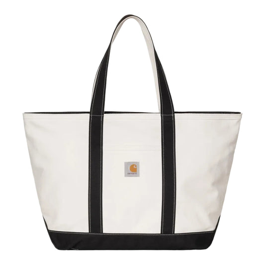 Carhartt WIP Canvas Beach Tote Natural / Black