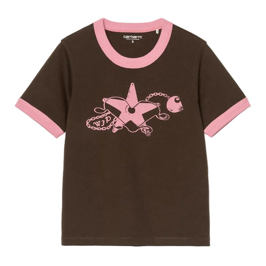 Carhartt WIP W' S/S Outlaw Star Ringer T-Shirt Tobacco / Havana