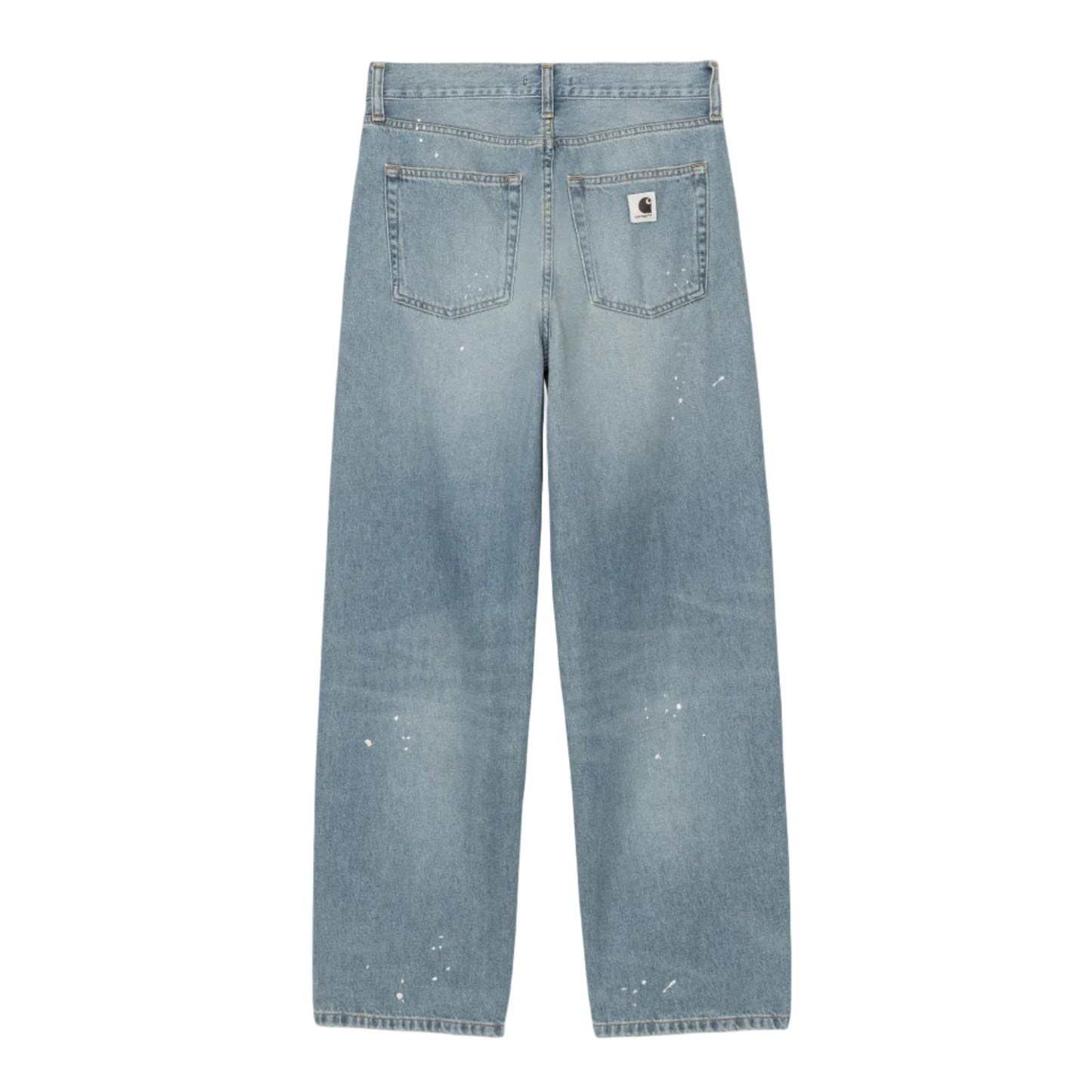 Carhartt WIP W' Arin Pant Blue Destroy wash, splatter