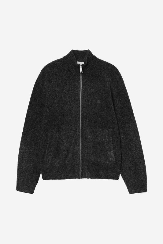 Carhartt WIP Curtis Sweater Jacket Tangled Black