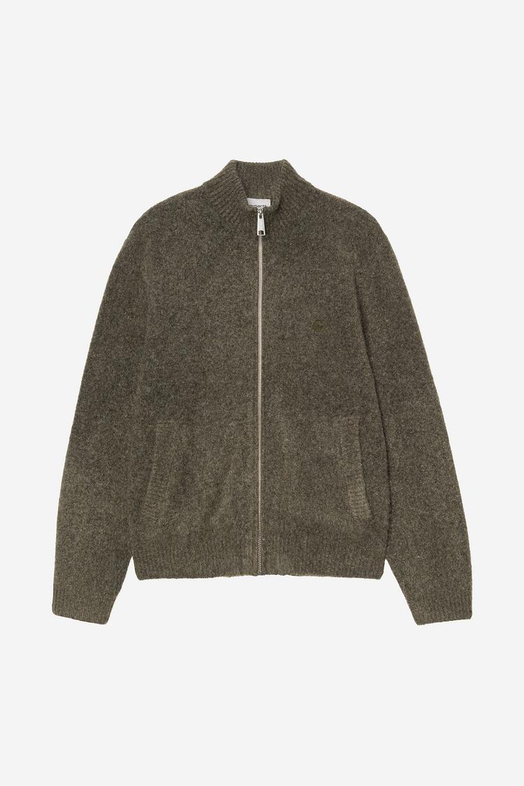Carhartt WIP Curtis Sweater Jacket Tangled Shungite
