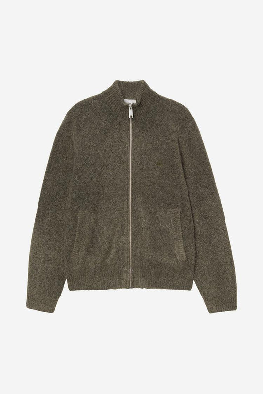 Carhartt WIP Curtis Sweater Jacket Tangled Shungite