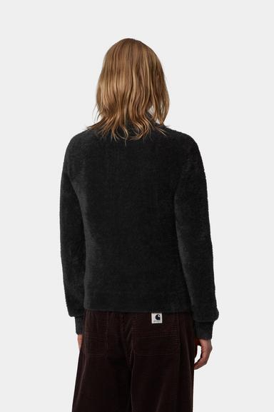 Carhartt WIP W' L/S Maine Polo Sweater Black