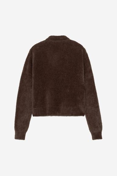 Carhartt WIP W' L/S Maine Polo Sweater Palisander / Palisander