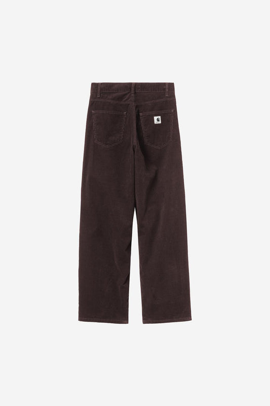 Carhartt WIP Women's Cord Brandon Pant Palisander, Rinsed