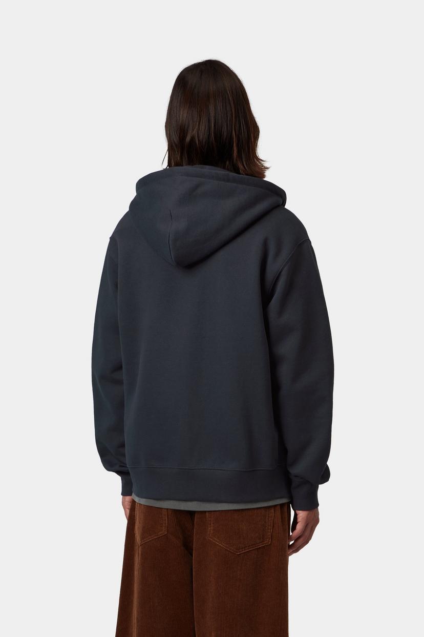 Carhartt WIP Hooded Mack Sweat Jacket Dark Navy