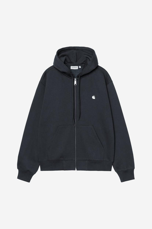 Carhartt WIP Hooded Mack Sweat Jacket Dark Navy