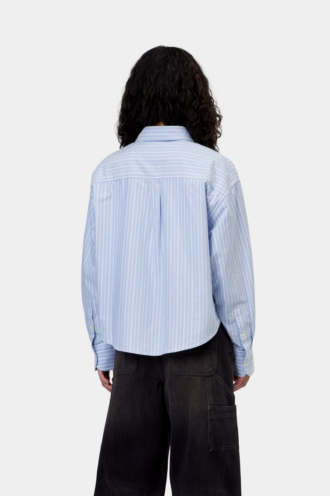 Carhartt WIP W' L/S Kanan Shirt Kanan Stripe, Bleach