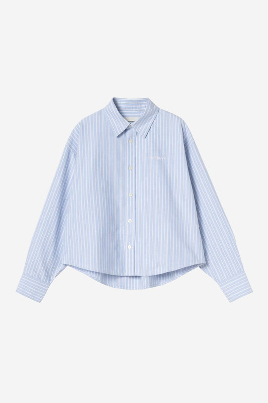 Carhartt WIP W' L/S Kanan Shirt Kanan Stripe, Bleach