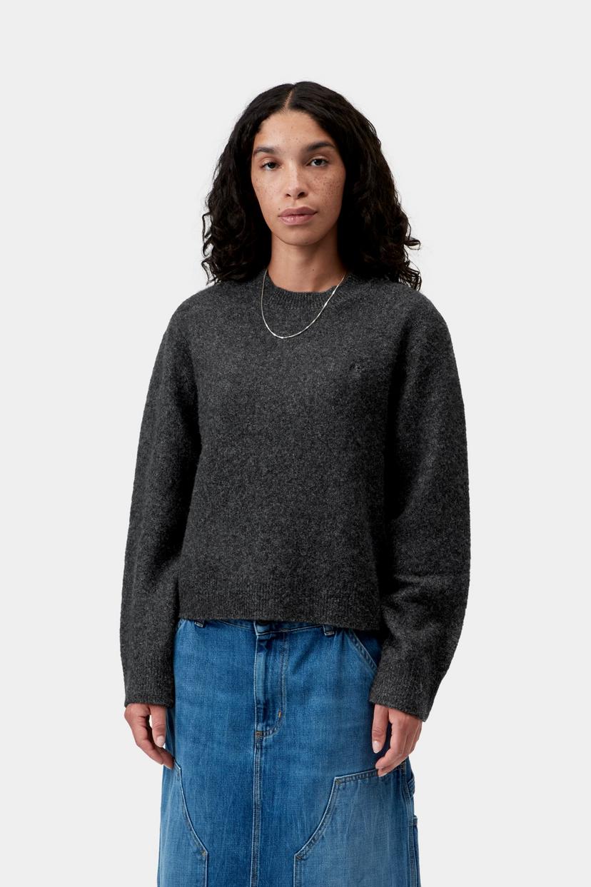 Carhartt WIP W' Curtis Sweater Tangled Black