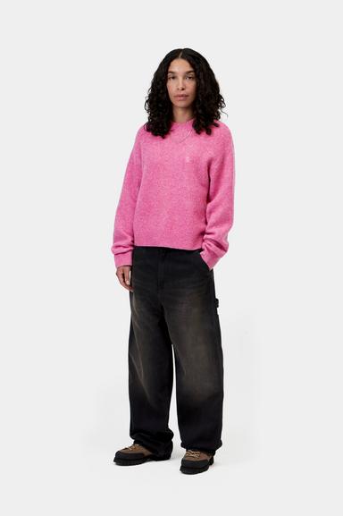 Carhartt WIP Women's Curtis Sweater Tangled Hortensia