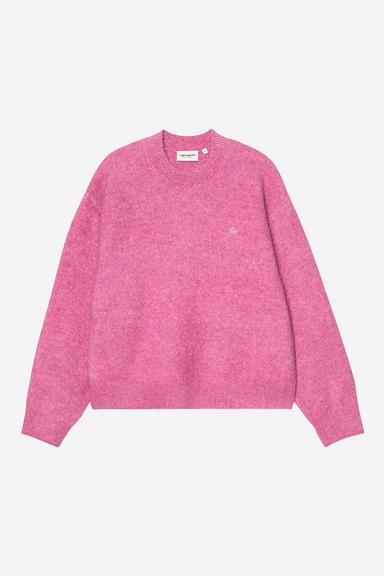 Carhartt WIP Women's Curtis Sweater Tangled Hortensia