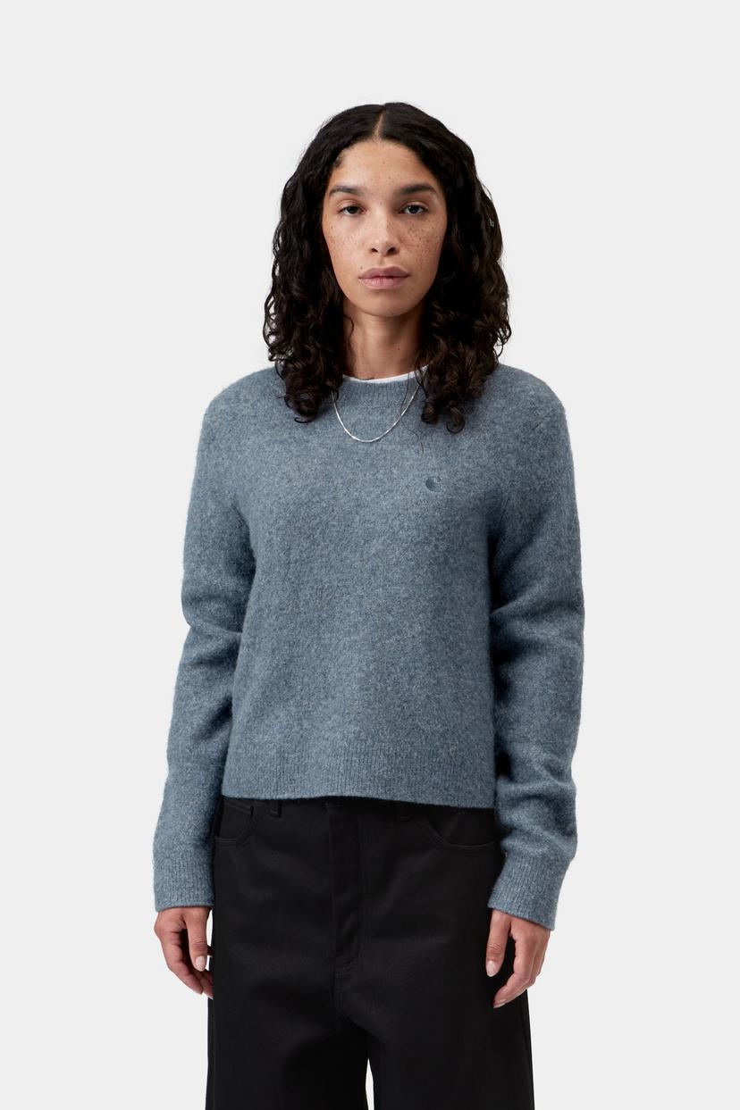 Carhartt WIP W' Curtis Sweater Tangled Shady Blue