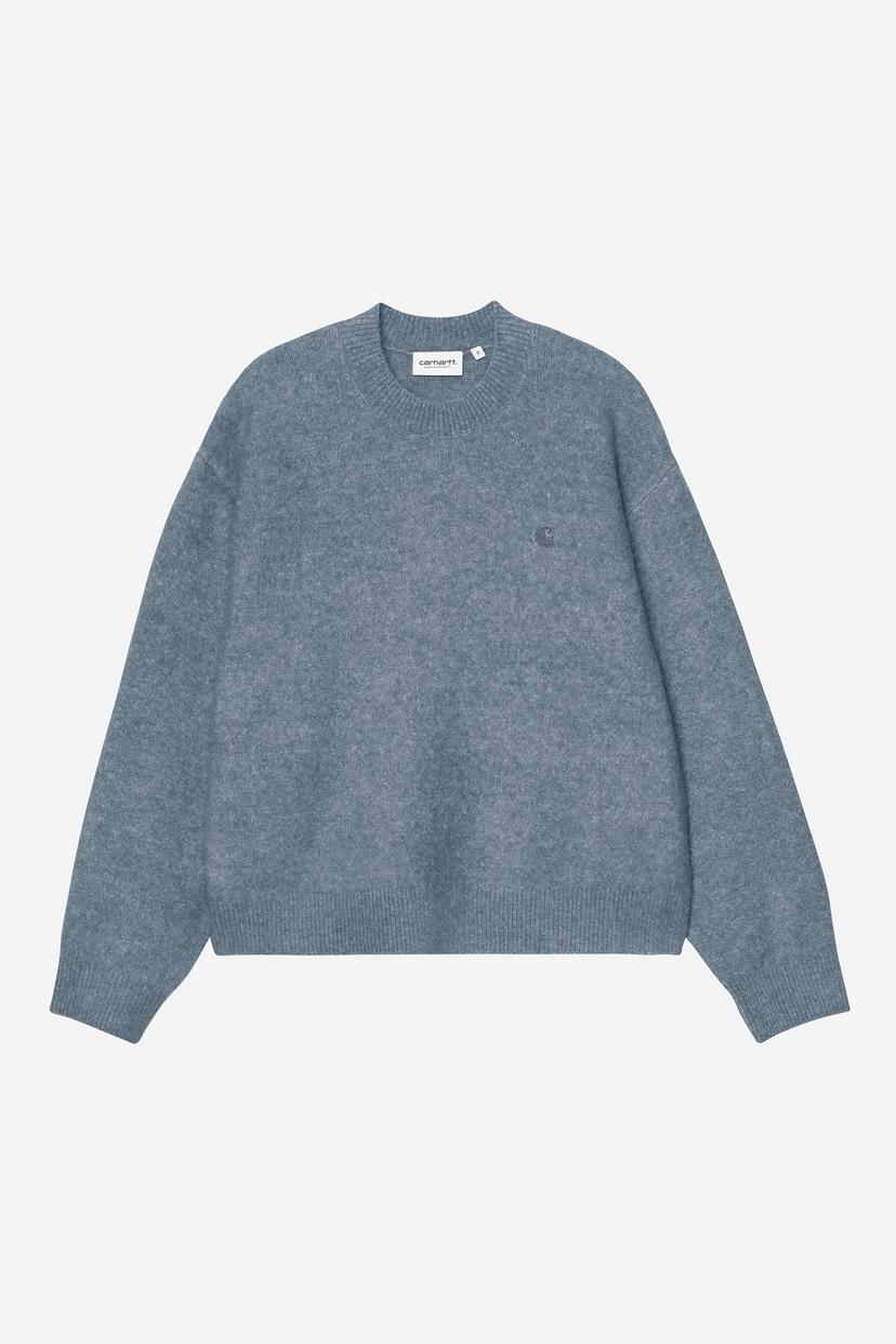 Carhartt WIP W' Curtis Sweater Tangled Shady Blue