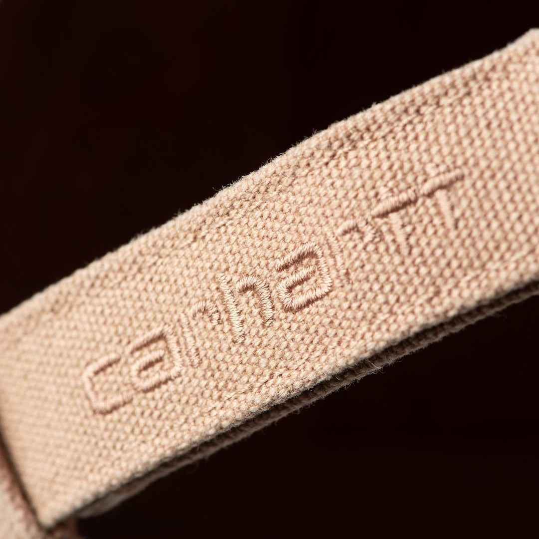 Carhartt WIP Canvas Cap Dusty H Brown Stone washed