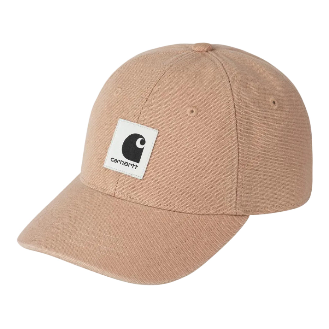 Carhartt WIP Canvas Cap Dusty H Brown Stone washed
