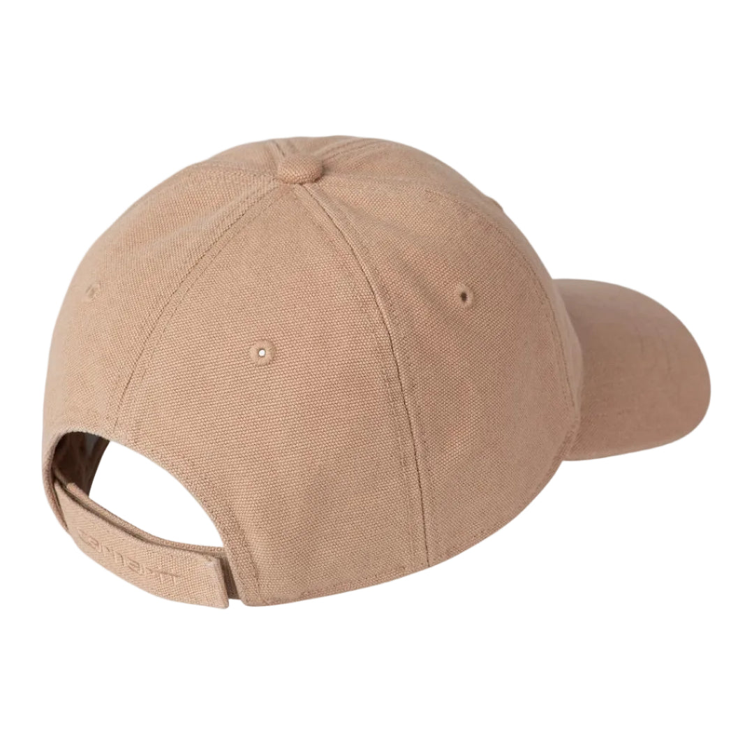 Carhartt WIP Canvas Cap Dusty H Brown Stone washed