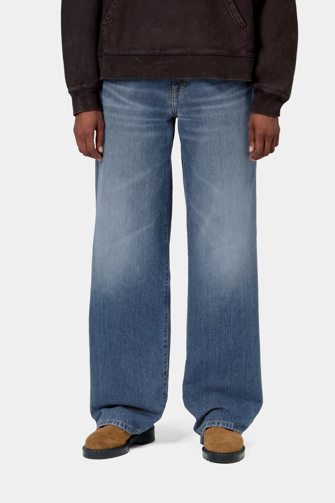 Carhartt WIP Women's Lavine Pant Blue Marble Wash