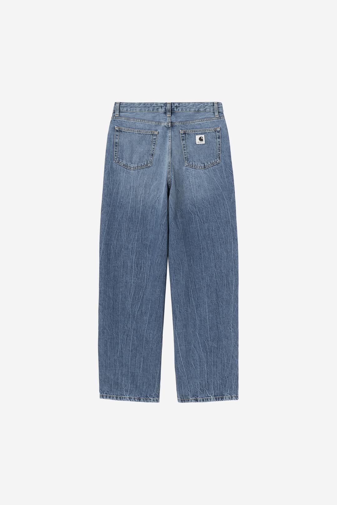 Carhartt WIP Women's Lavine Pant Blue Marble Wash