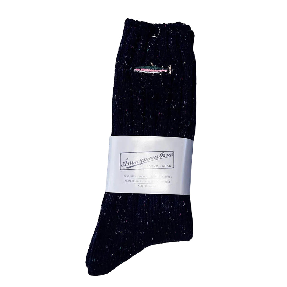 Anonymous Ism Trout EMB Crew Navy