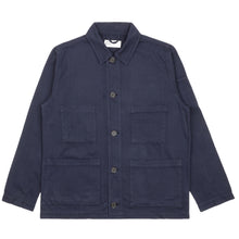 Load image into Gallery viewer, Universal Works Herringbone Coverall Jacket Navy
