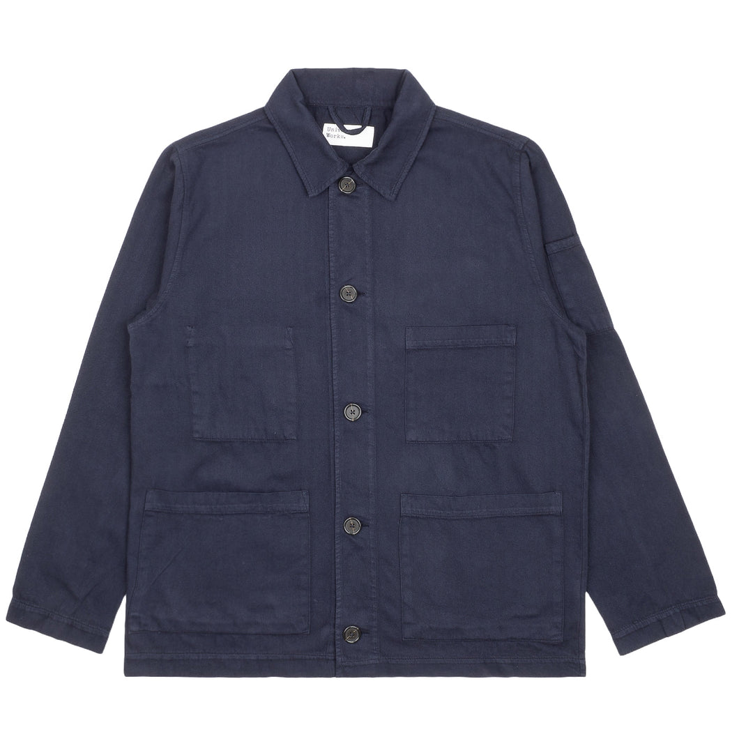 Universal Works Herringbone Coverall Jacket Navy