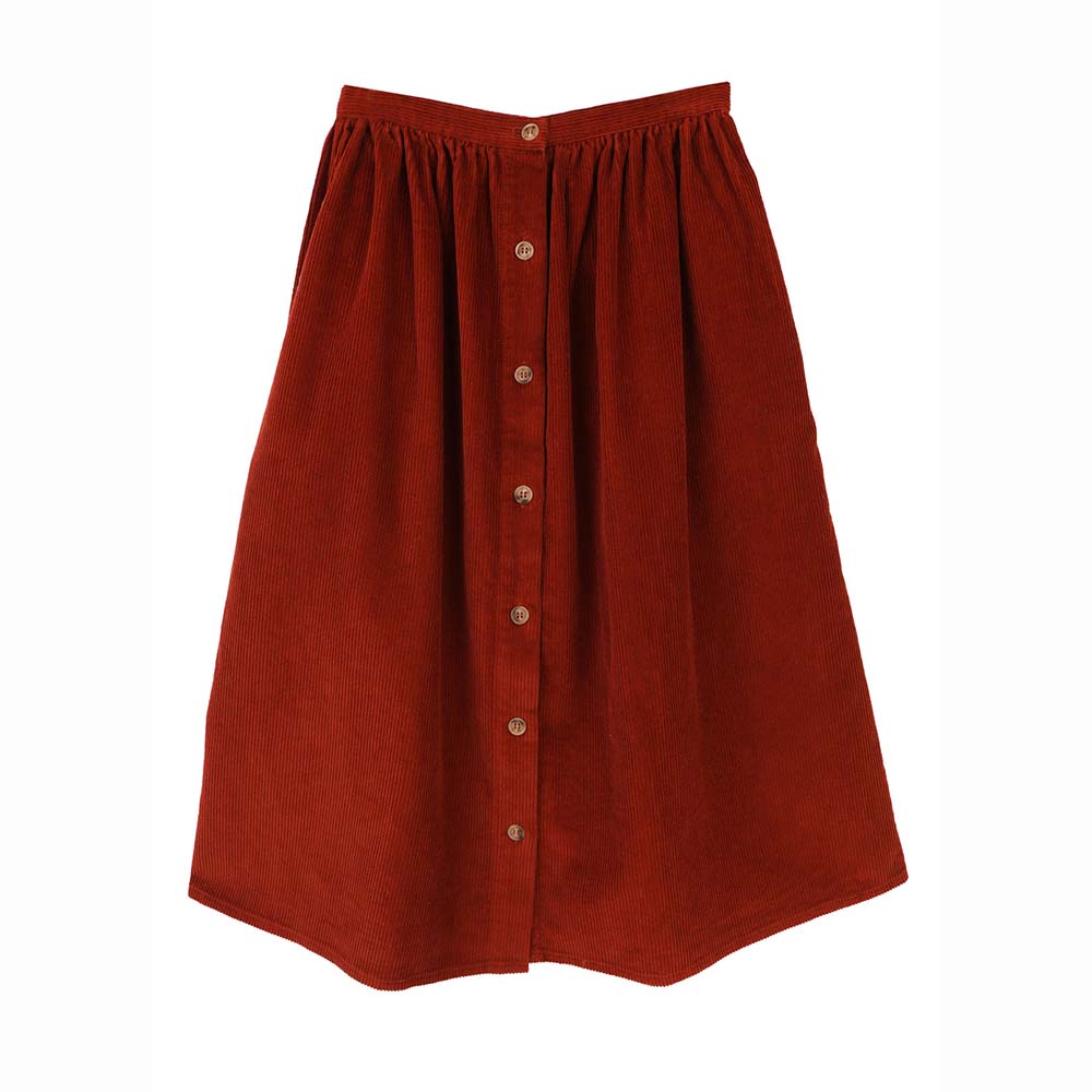 L.F.Markey Isaac Skirt Midi Rust