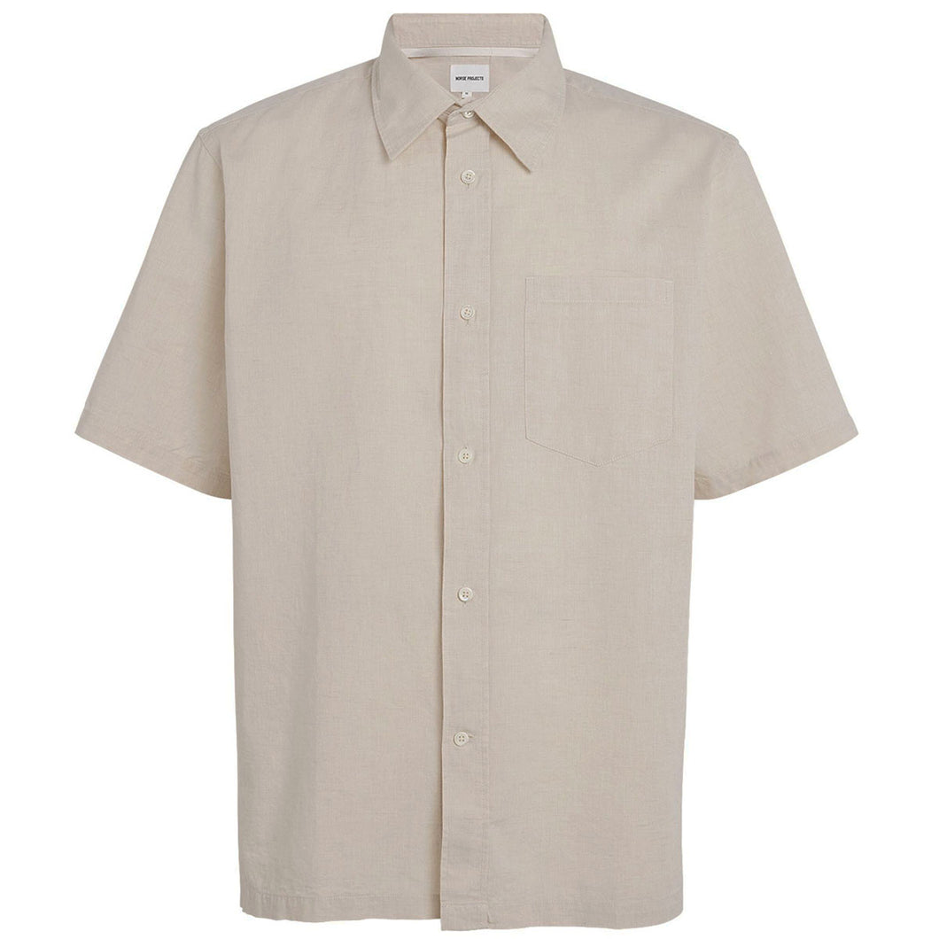 Norse Projects Ivan Relaxed Cotton Linen Ecru